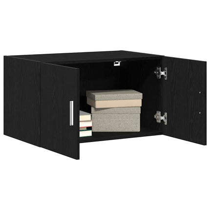 Väggskåp Svart ek 70 x 42.5 x 40 cm Konstruerat trä