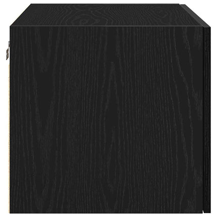 Väggskåp Svart ek 70 x 42.5 x 40 cm Konstruerat trä