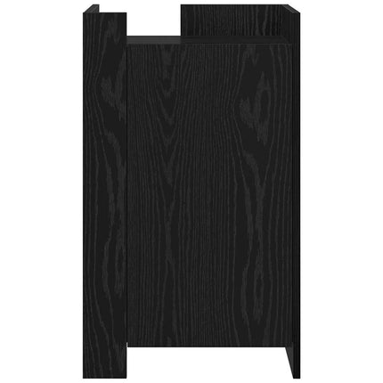 Sideboard Svart Ek 45 x 35 x 75 cm