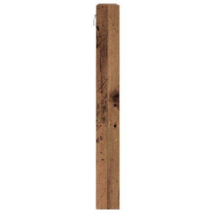 Visningsskåp Gammalt trä 100 x 8,5 x 75 cm Konstruerat trä