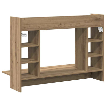 Väggmonterat skrivbord med hylla artisan ek 105 x 48 x 75 cm