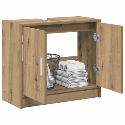Badrumsskåp med dörr Artisan Ek 63 x 29 x 55 cm Konstruerat trä