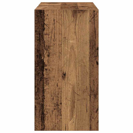 Badrumsskåp Gammalt trä 90 x 29 x 55 cm Konstruerat trä