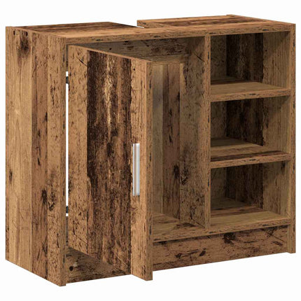 Badrumsskåp Gammalt trä 63 x 29 x 55 cm Konstruerat trä