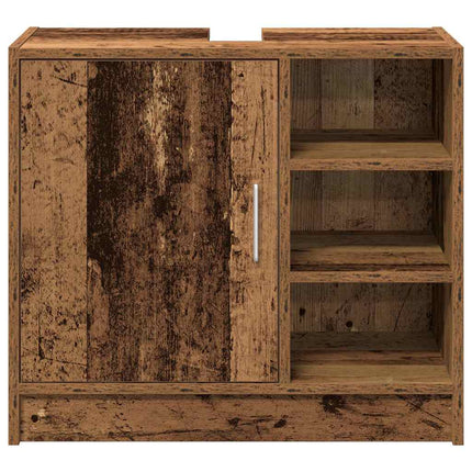 Badrumsskåp Gammalt trä 63 x 29 x 55 cm Konstruerat trä