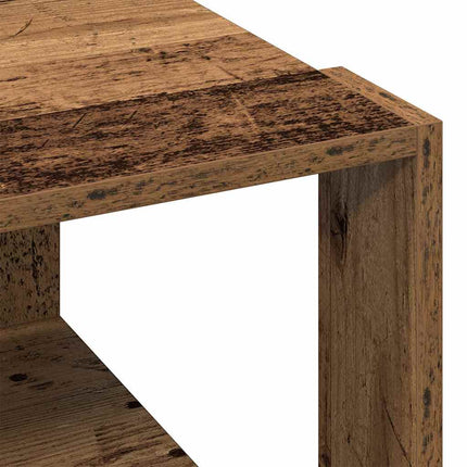 Kaffeebord Gammalt trä 51,5 x 51,5 x 30 cm Konstruerat trä