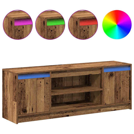 TV Enheter Brun 139,5 x 34 x 50 cm Konstruerat trä