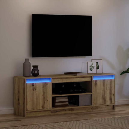 TV Enheter Brun 139,5 x 34 x 50 cm Konstruerat trä