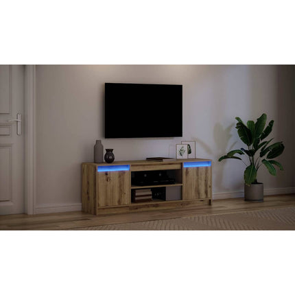 TV Enheter 139,5 x 34 x 50 cm Brun Konstruerat trä