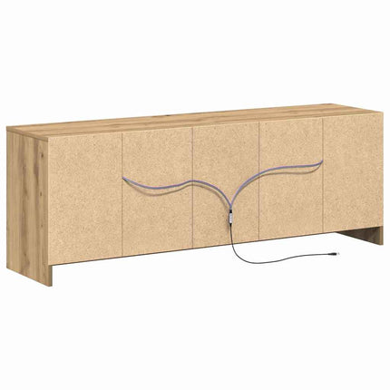 TV Enheter 139,5 x 34 x 50 cm Brun Konstruerat trä