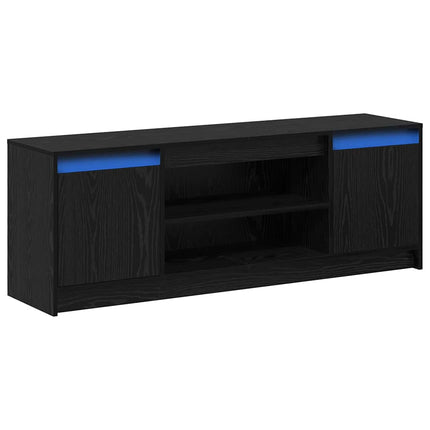 TV Enheter 139,5 x 34 x 50 cm Svart Konstruerat trä