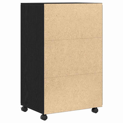 Skåp Svart Ek 55 x 40 x 82 cm
