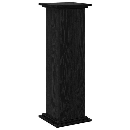 Displayställ med hylla Svart Ek 31 x 30 x 90 cm Konstruerat trä