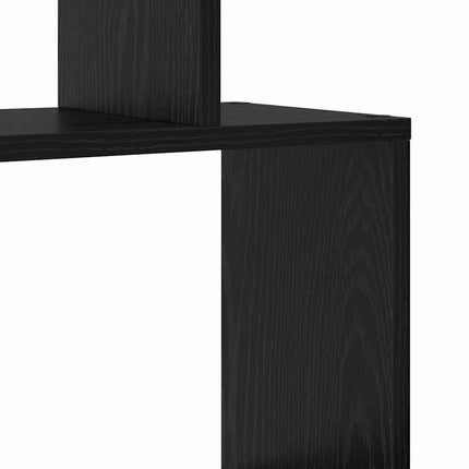 Bokskåp Svart Ek 70 x 24 x 193,5 cm Konstruerat trä