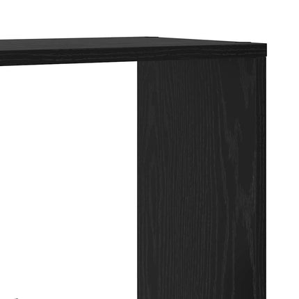 Bokskåp Svart Ek 60 x 20 x 102,5 cm Konstruerat trä