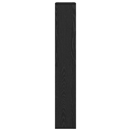 Bokskåp Svart Ek 60 x 20 x 102,5 cm Konstruerat trä