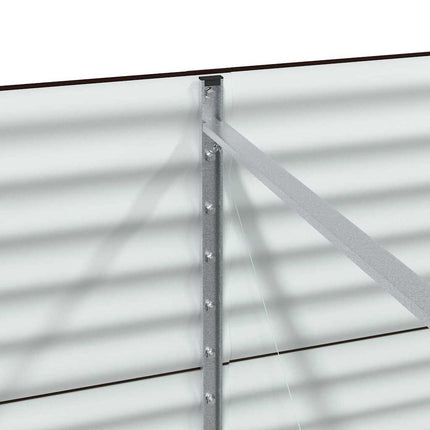 Höjd bädd Brun 320 x 80 x 81 cm Stål