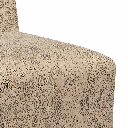 Modulsofa utan armstöd 2 pcs Ljusgrå 55 x 74 x 82 cm