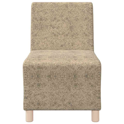 Modulsofa utan armstöd 2 pcs Ljusgrå 55 x 74 x 82 cm