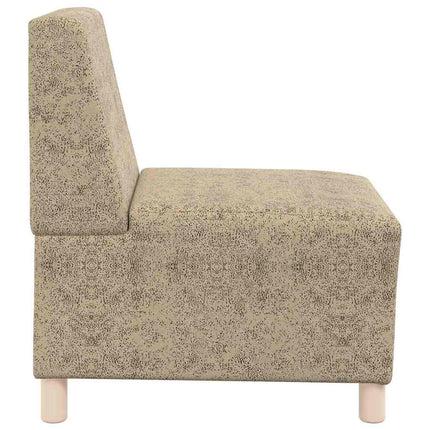 Modulsofa utan armstöd 2 pcs Ljusgrå 55 x 74 x 82 cm