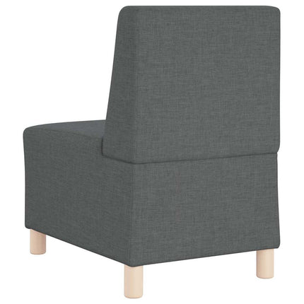 Modulsofa utan armstöd 3 pcs Mörkgrå 55 x 74 x 82 cm tyg