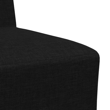Modulsofa utan armstöd 3 pcs Svart 55 x 74 x 82 cm tyg