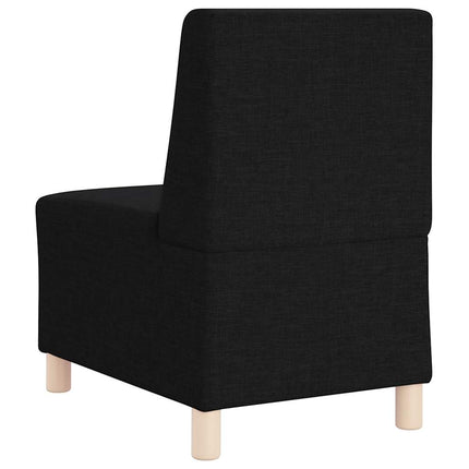 Modulsofa utan armstöd 3 pcs Svart 55 x 74 x 82 cm tyg