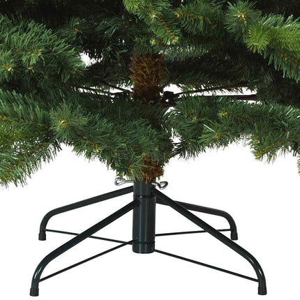 Plast Hingad Julgran med stativ Grön 180 cm PVC, PE och stål