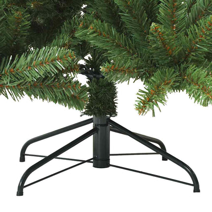 Plast Hingad Julgran med stativ Grön 210 cm PVC, stål