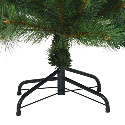 Plast Hingad Julgran med stativ Grön 120 cm PVC, stål