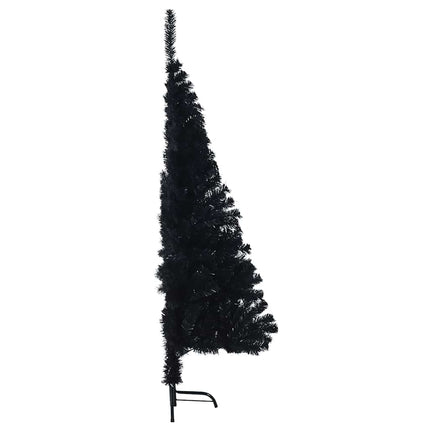 Konstgjord Förbelyst Julgran Svart 120 cm PVC