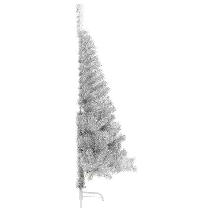 Konstgjord Förbelyst Julgran Silver 150 cm PET