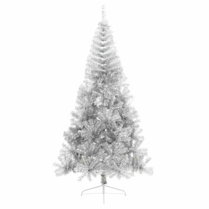 Konstgjord Förbelyst Julgran Silver 240 cm PET