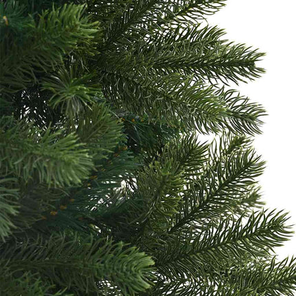 Konstgjord julgran med 300 LED-lampor Grön 240 cm PE och PVC