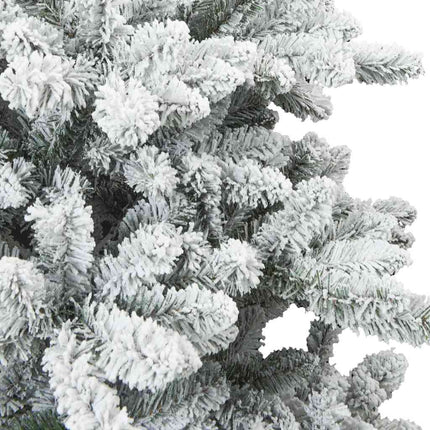 Plast Hingad Julgran med 150 LED-lampor Vit 150 cm PVC och stål