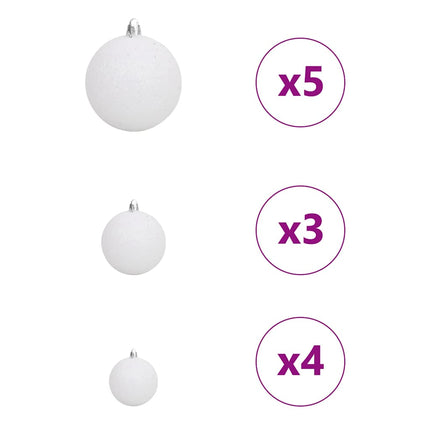 Konstgjord julgran med 150 LED-lampor Grön 150 cm PE och PVC