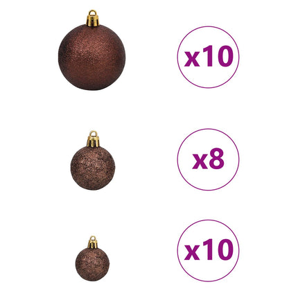 Konstgjord julgran med 300 LED-lampor Grön 210 cm PE och PVC