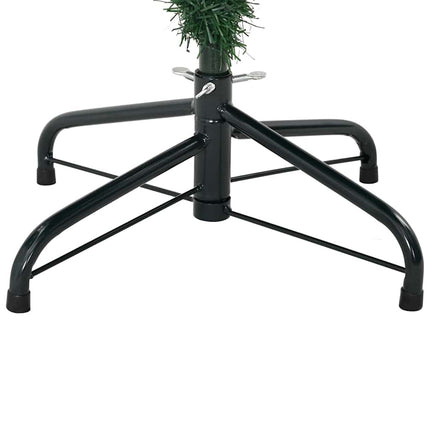 Konstgjord julgran med stativ Grön 150 cm PVC, PE och stål
