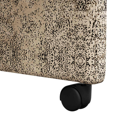 Matstolar med hjul 2 st Faux mockaläder Ljusgrå 57 x 66 x 94 cm