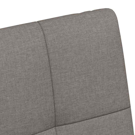 Matstolar med hjul med hjul 2 pcs Taupe 58 x 65 x 94 cm tyg