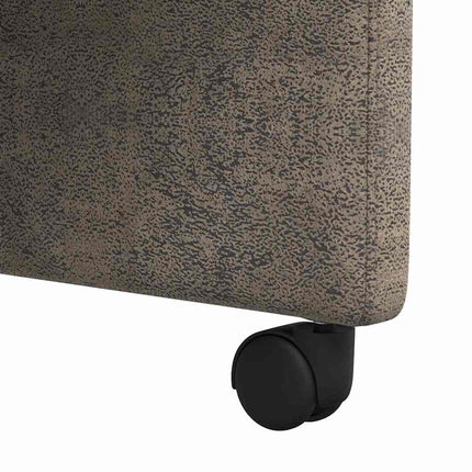 Matstolar med hjul med hjul 2 pcs Mörkgrå 57 x 67 x 95 cm