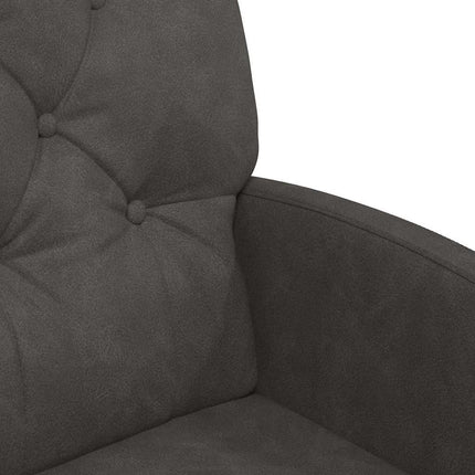 Matstolar med hjul 2 pcs Svart 58 x 67 x 97 cm Konstläder