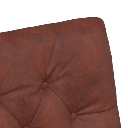 Matstolar med hjul med hjul 2 pcs Skinande brun 58 x 67 x 97 cm