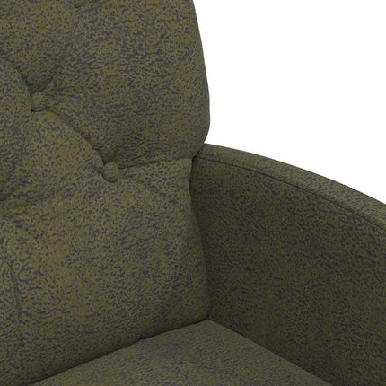 Matstolar med hjul med hjul 2 pcs Armégrön 58 x 67 x 97 cm