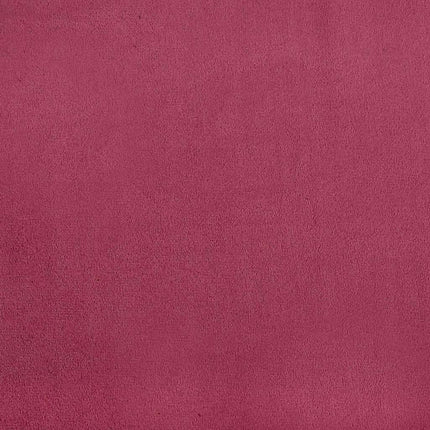 Matstolar med hjul med hjul 2 pcs Vinröd 58 x 67 x 97 cm Sammet