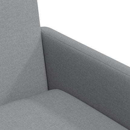 Matstolar 2 pcs Ljusgrå 57 x 67 x 95 cm tyg