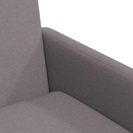 Matstolar 2 pcs Taupe 57 x 67 x 95 cm tyg