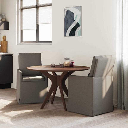 Matstolar 2 st Linne Ljusgrå 57 x 67 x 98 cm