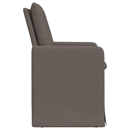 Matstolar 2 st Linne Ljusgrå 57 x 67 x 98 cm