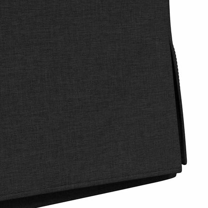 Matstolar 2 pcs Svart 57 x 67 x 98 cm tyg
